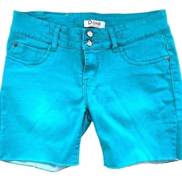 D.ONE jeans shorts, size 31, cut offs, 95% cotton, 5% elasthane, lots of stretch - Picture 1 of 5